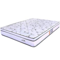 Colchão King Molas Ensacadas Individualmente Com Pillow Certificado 193x203x21cm - BF Colchões