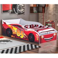 Cama Carro Infantil Unissex 150 Proteção Lateral Personagens - CASA E 