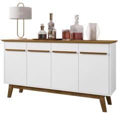 Aparador Buffet Decorativo Magno B02 Cinamomo Branco - Lyam Decor