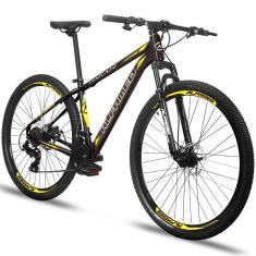 Bicicleta aro 29 alfameq makan freio a disco mecanico 24v - câmbios index-Unissex