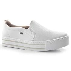 Tênis Iate Flatform Feminino Via Marte Branco 22-10209-01