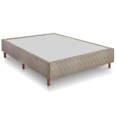 Base Box Casal Gazin Romero 27x138x188cm, MARROM