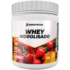 WHEY HIDROLISADO 450G MORANGO New Nutrition 
