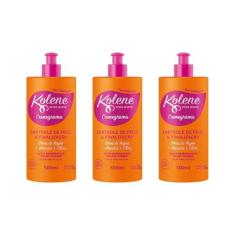 Creme Para Pentear Kolene 500Ml Cronograma - Kit Com 3Un