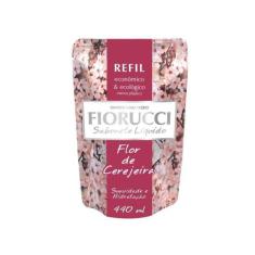 Refil Sabonete Líquido FLOR DE CEREJEIRA 440ml, Fiorucci - FIORUCCI - 