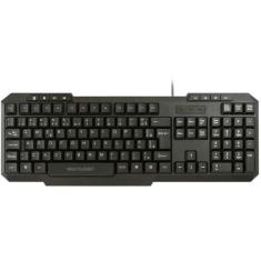 Teclado Multimidia USB SLIM Preto - Multilaser