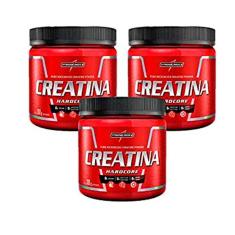 Kit 3x Creatina monohidratada 300g Integralmedica-Unissex