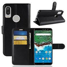 Capa BQ X2 Pro, carteira flip de couro PU premium com compartimento para cartão, suporte e fecho magnético [capa interior à prova de choque de TPU] Compatível com BQ X2 Pro