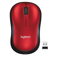 Mouse Logitech M185 - Sem Fio - 1000 Dpi - 3 Botoes - Vermelho