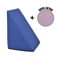 Travesseiro Triangular Encosto Anatômico Espuma Apoio Costas Repouso L