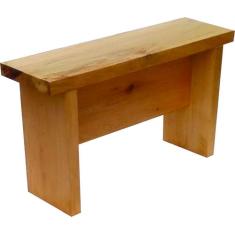 Banco Banquinho Acampamento ou Infantil Madeira Maciça 40x22x10 cm Neo