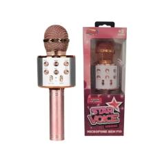 Microfone Infantil Star Voice Bluetooth Rosê - Zoop Toys