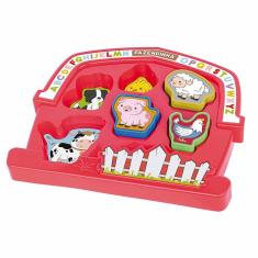 Quebra-Cabeça Didático - 6 peças - Play Time Fazendinha - Cotiplás