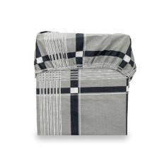 Lençol casal avulso com elástico estampado 180 fios 40 cm - Rafaloro E