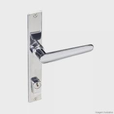 Fechadura Externa Aço Zamac para Perfil Metálico Estreito 460 Pado