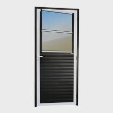 Porta de Sala Super Vidro Reflex 210cm x 86cm Brimak