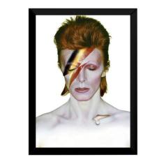 Quadro David Bowie Aladdin Sane Arte Poster Moldurado