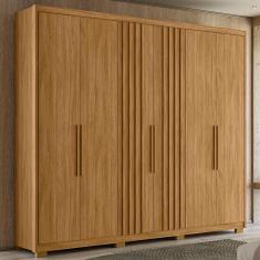 Guarda Roupa Casal 6 Portas 4 Gavetas Freijó Araguaia - Moval