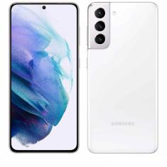 Samsung Galaxy S21 Branco, com Tela Infinita de 6,2, 5G, 128GB, Câmera Tripla de 12MP+64MP+12MP - SM-G991BZWJZTO