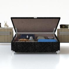 Base Box para Colchão Viúva Probel com Baú Universal 34x128x188cm