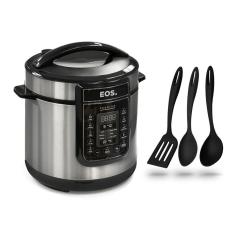 Panela de Pressão Multiuso Elétrica Digital EPP60DI 220V Eos com Utensílios Tramontina