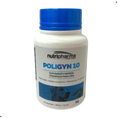 Suplemento Mineral Vitamínico Nutripharme Poligyn 10 Para Cães - 30 Comprimidos