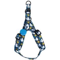 Coleira Peitoral de passeio para cachorro Snoopy Xablue Ajustável Zooz Pets