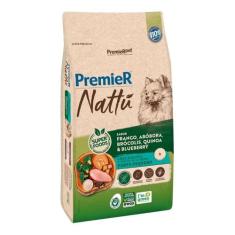 Ração Premier Nattu Cães Adultos Pequeno Porte Frango e Abóbora 10,1kg