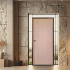 Kit Porta de Madeira Lisa Curupixá 210x72cm Batente 11cm Uniportas