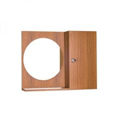 Espelho Redondo para Banheiro com Armário Freijó