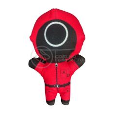 Boneco De Pelucia Squid Game Round 6 Vermelho 26Cm Circulo