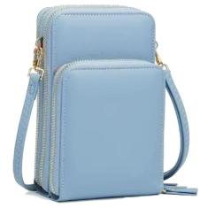 Bolsa Feminina Portatil Com Bolso Transparente Para Celular Versatil A