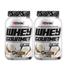 Kit 2X Whey Protein Gourmet 907g Pote - FN Forbis Nutrition, Único, Io
