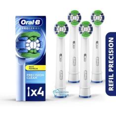 Refil Escova Dental Elétrica Oral B  Precision Clean  4 unidades - Ora