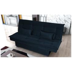 Sofá Cama Reclinável 2 Lugares Esmeralda Petróleo Matrix, Petróleo, 3