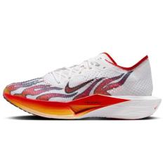 Nike Vaporfly 3 Tênis masculino de corrida de estrada (HQ3504-100, branco/preto/vermelho universitário), Branco/Preto/Vermelho Universitário/Vermelho Habanero, 45