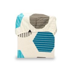 Lençol Casal Avulso Elástico Estampado Percal 180 Fios - Bem Me Quer E