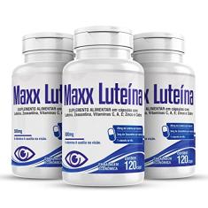 Maxx Luteina 3x 120 Cápsulas Zeaxantina Vitamina A C E Zn Cu