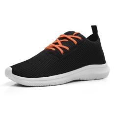 Tênis Feminino Moderno Leve Caminhada Academia - EXP, 35, Laranja, Fem