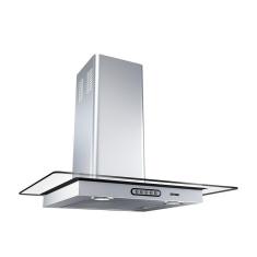 Coifa De Parede 60cm Vidro Reto Duto Slim Fogatti Inox 220v