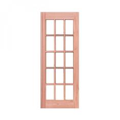 Porta de Madeira Folha 210cmx90cmx3cm PE15 Esel Marroml