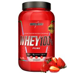 Whey 100% Pure Integralmedica Morango 900g 