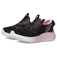 Skechers Tênis infantil unissex Ultra Flex 3.0-All Things P, Preto/ouro rosa, 16