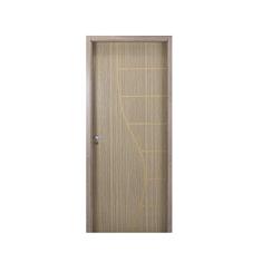 Kit Porta de Madeira Frisada Cantareira Mgm 215cmx84cm Melamínico Carvalho Alpha