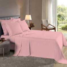 Lençol Solteirão 2 Peças Fronha c/ Abas Percal Flex 400 Fios Toque Mac