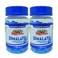 2 Malato de Magnesio 100 Cápsulas 500mg - Rei Terra