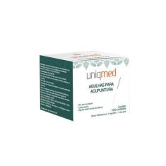 Agulha para Acupuntura 0,25x30mm c/ 1000 Uniqmed