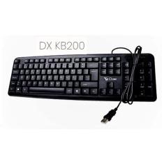 Teclado Duex Usb Kd-101l Dx Kb200 Preto