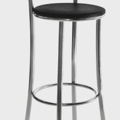 Banqueta Alta com Junco para Bancada Preto