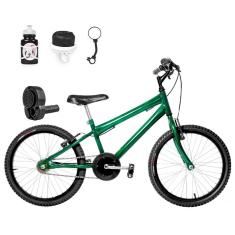 Bicicleta Infantil Masculina Aro 20+Kit Passeio e Acelerador